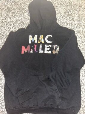 MAC MILLER Black Graphic Album Hoodie (rare)